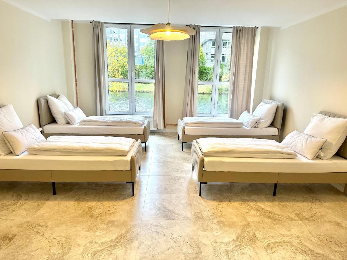 Sanierte 5 Zimmer Luxus Standard Apartment Auf 350Qm Hamborg Eksteriør billede